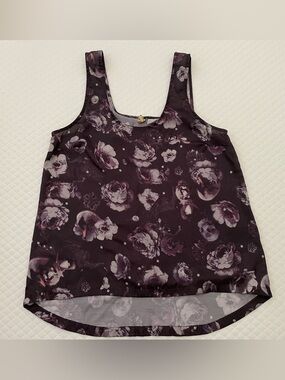 Divided by H&M tank top with flowers and skulls